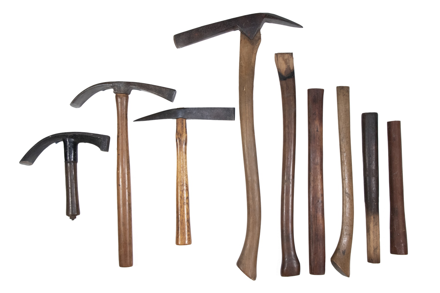 (4) SHIPWRIGHT'S AXES, PICKS WITH