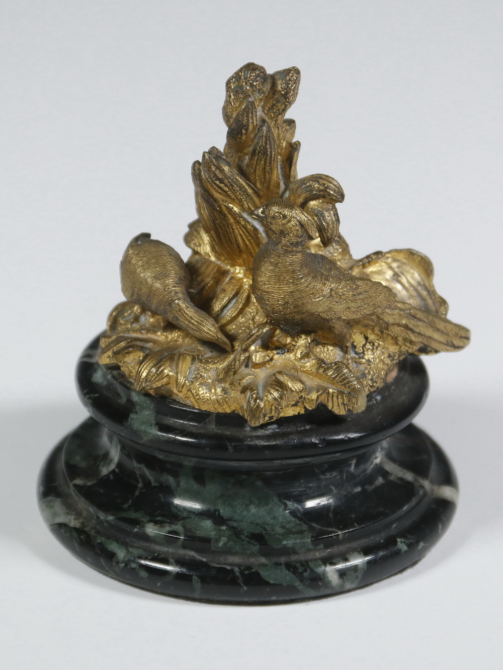 SMALL FRENCH GILDED BRONZE MINIATURE