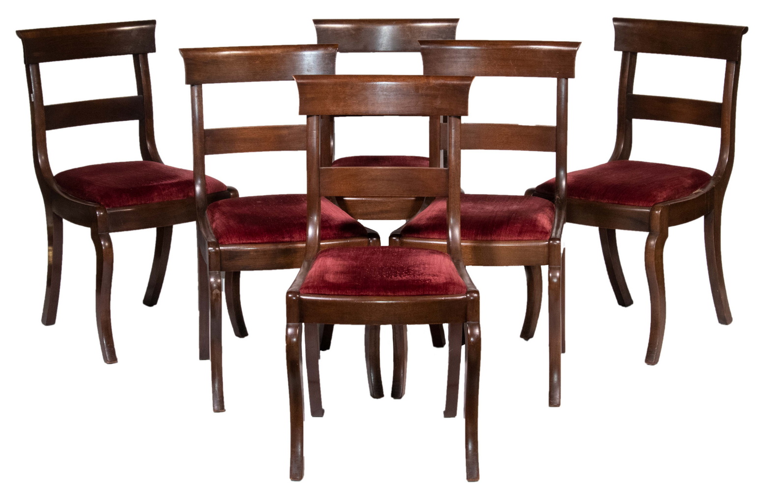 SET OF 6 CLASSICAL DINING CHAIRS 302091