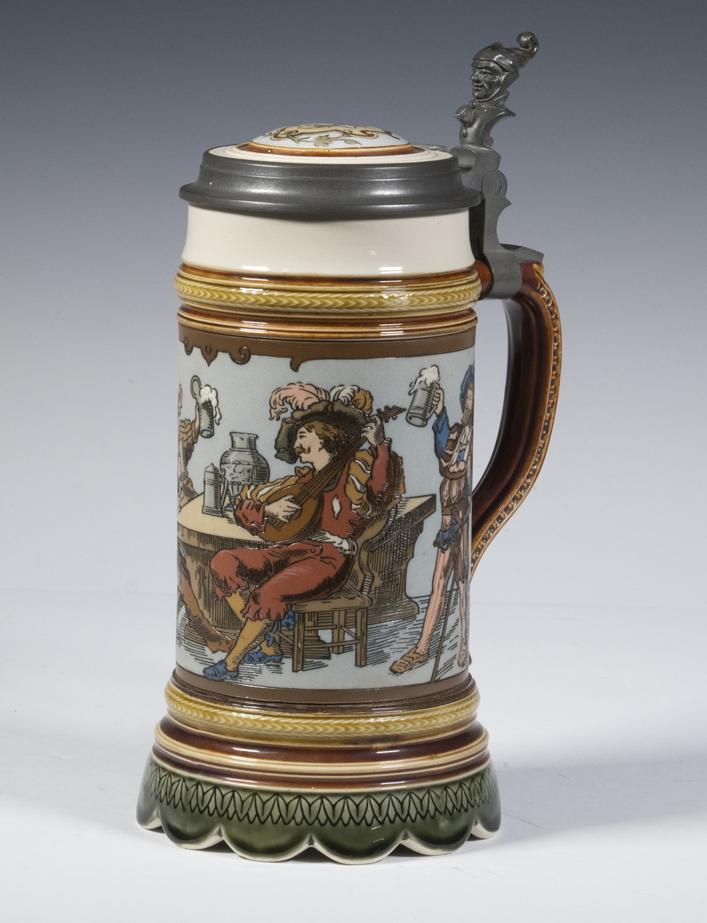 METTLACH MUSICAL 1/2-LITER STEIN