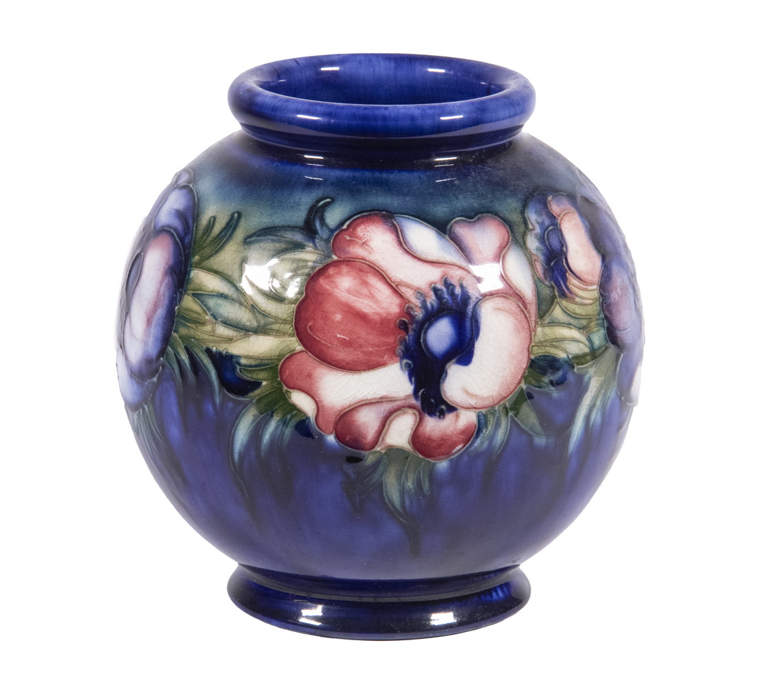 MOORCROFT POTTERY PANSY PATTERN