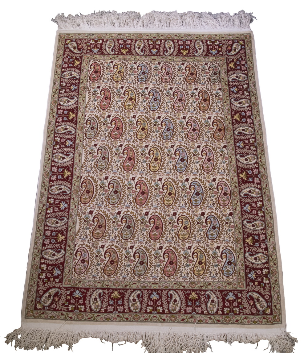 TURKISH SILK CARPET 3 7 X 5 1  302195