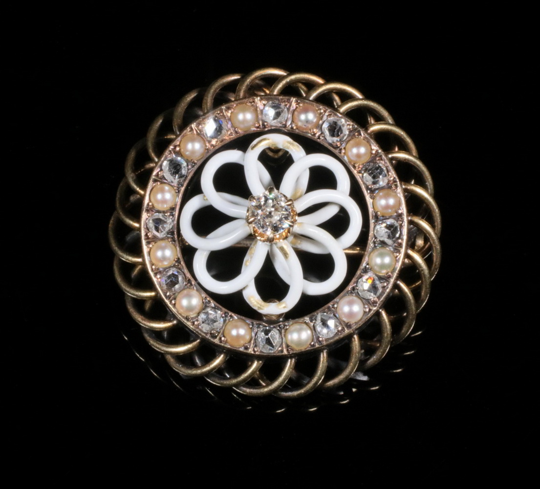 PENDANT/BROOCH Victorian Circular