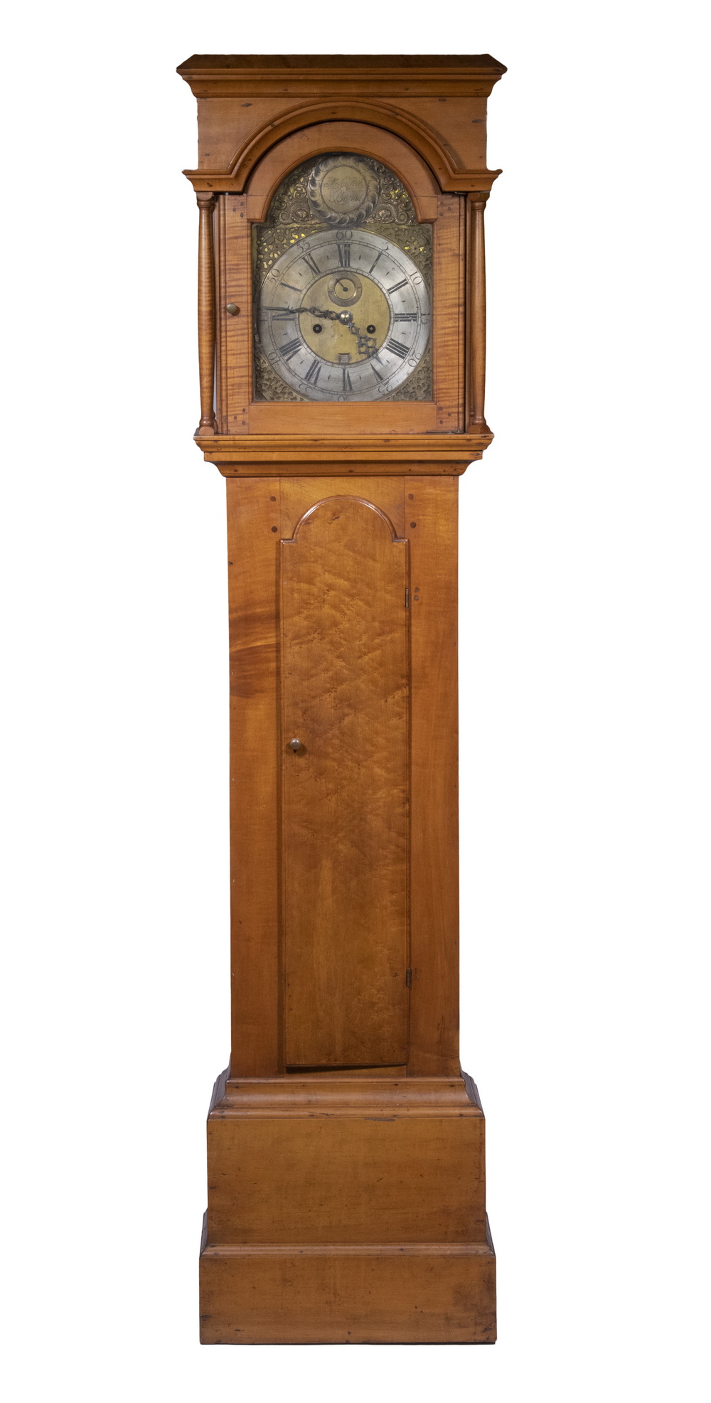 MOSES PECK, BOSTON TALL CASE CLOCK