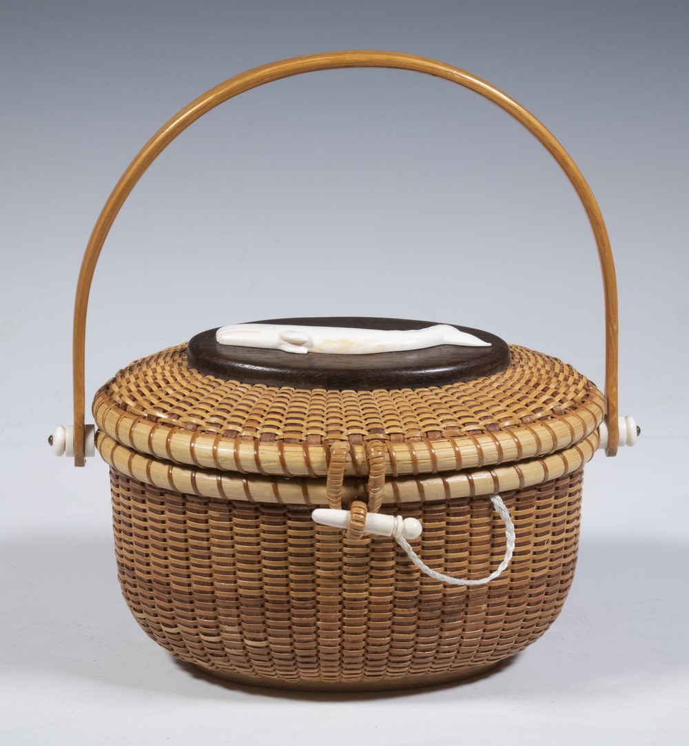 NANTUCKET BASKET PURSE BY PETER B. JAMES