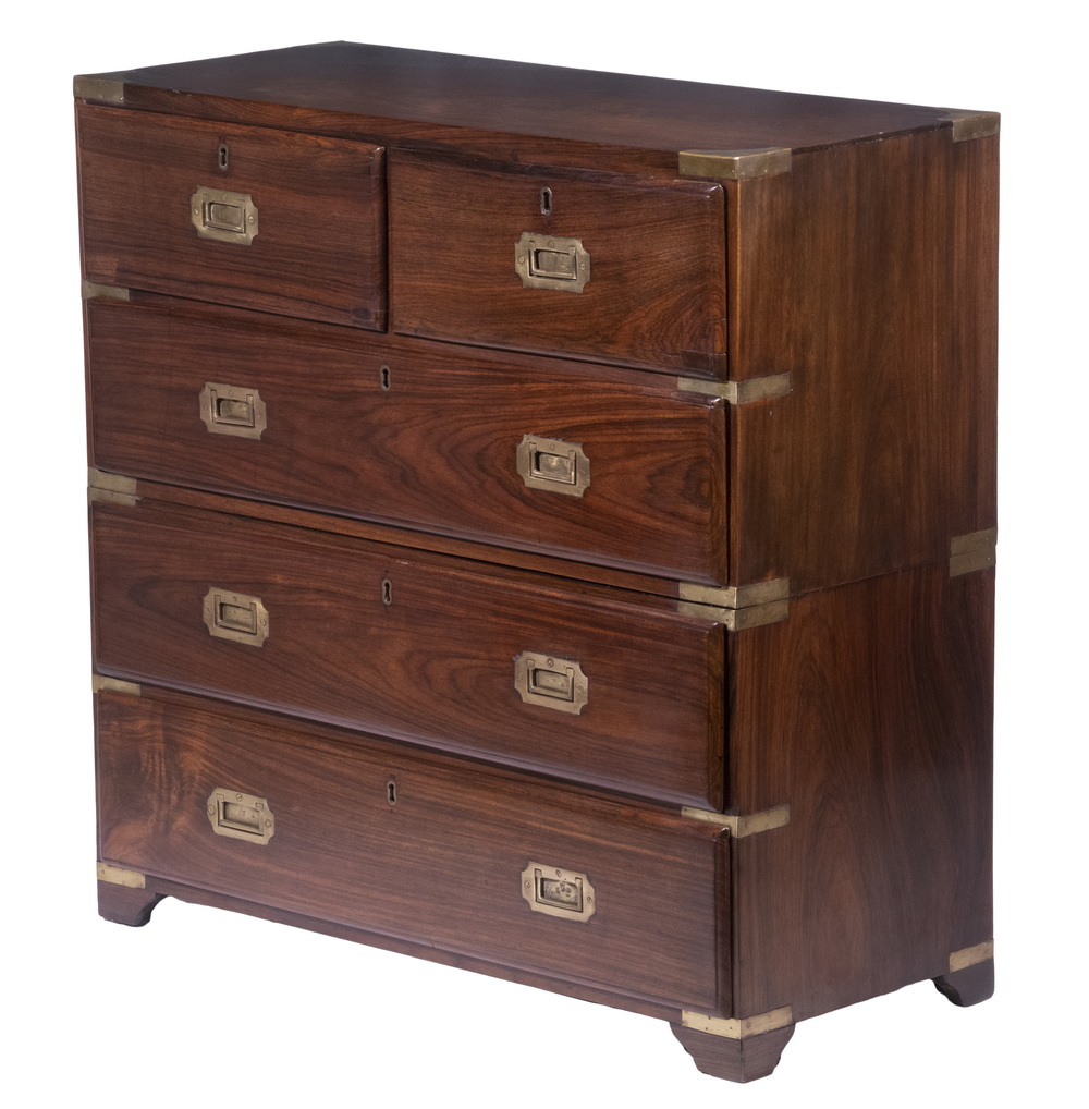 ROSEWOOD CAMPAIGN CHEST Diminutive 30223d