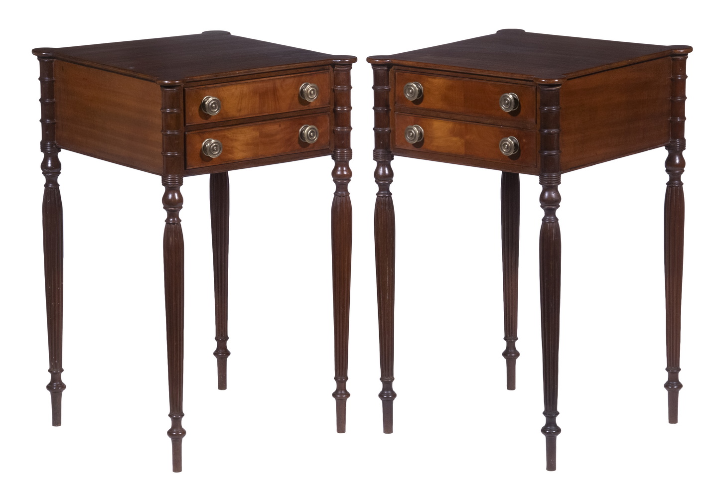 PR MAHOGANY STANDS Pair of Late 30228b