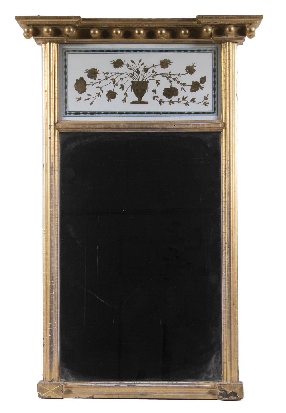CLASSICAL GILDED EGLOMISE MIRROR