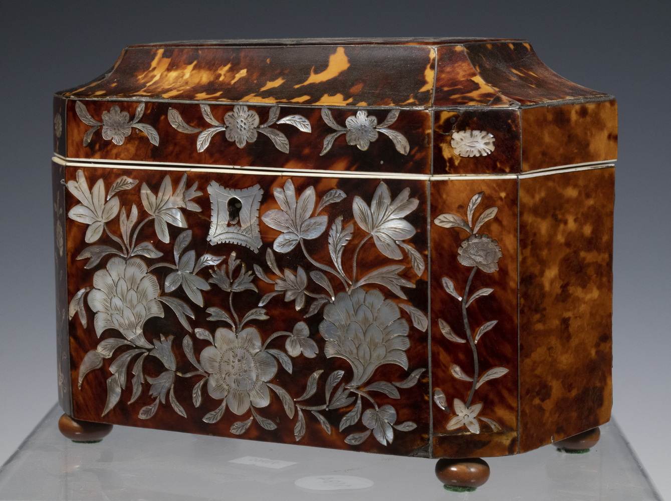 MOTHER-OF-PEARL INLAID TORTOISESHELL