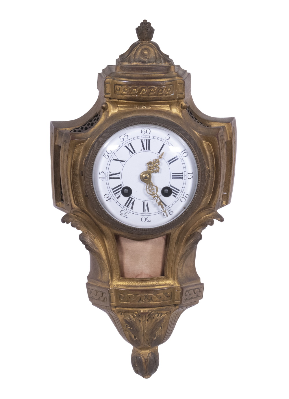 FRENCH BRONZE WALL CLOCK Early 302306