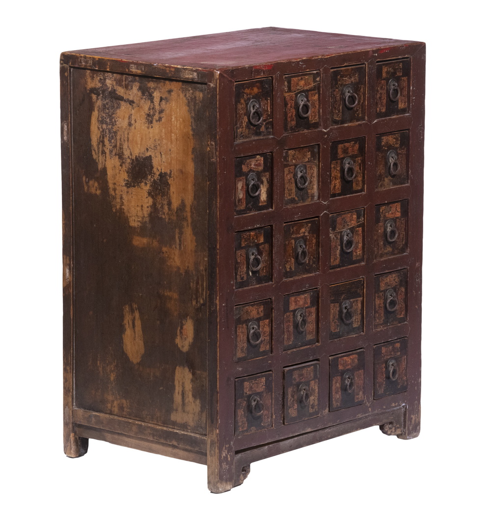 CHINESE APOTHECARY CHEST 19th c  30234d