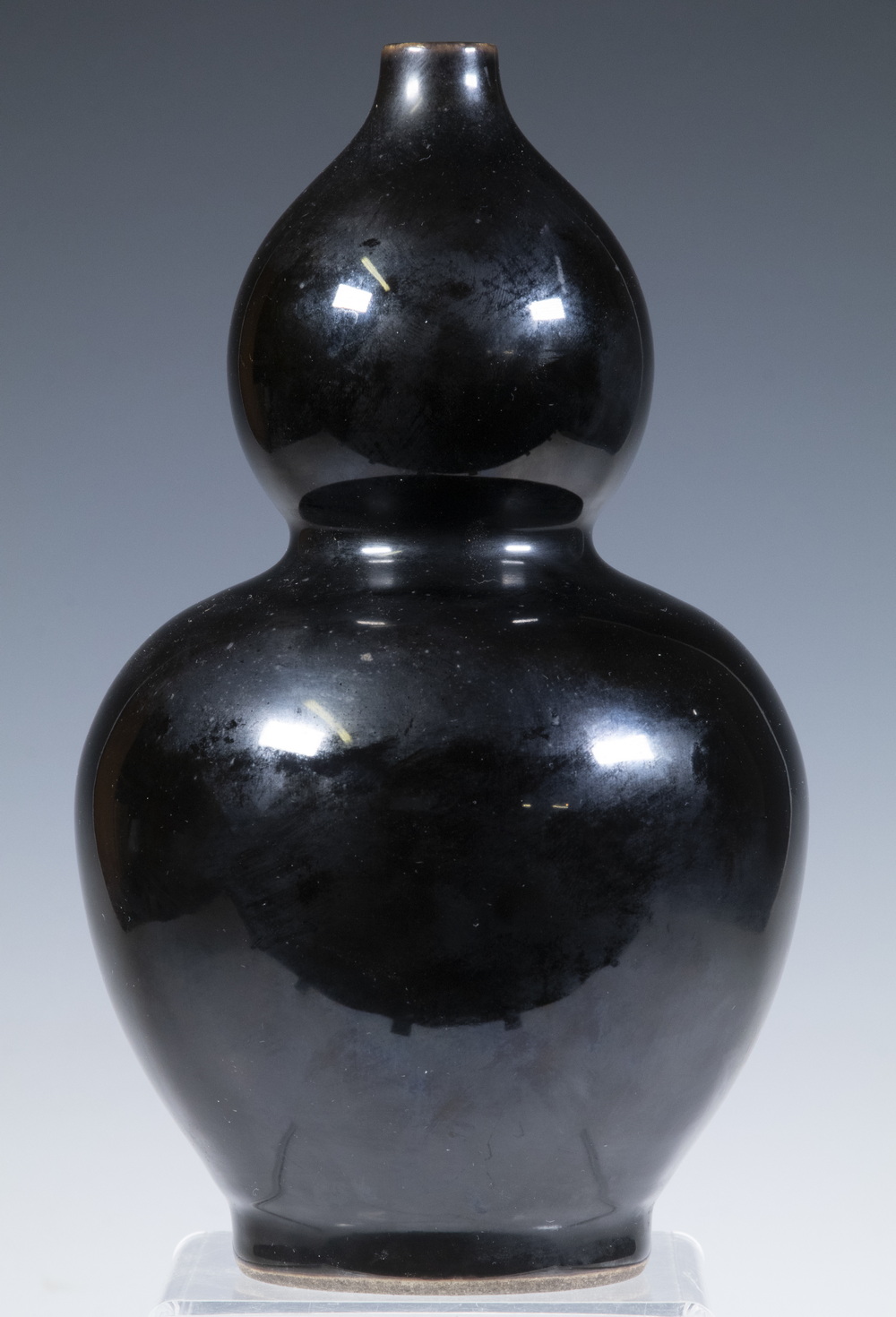 CHINESE DOUBLE GOURD VASE Black 30237f