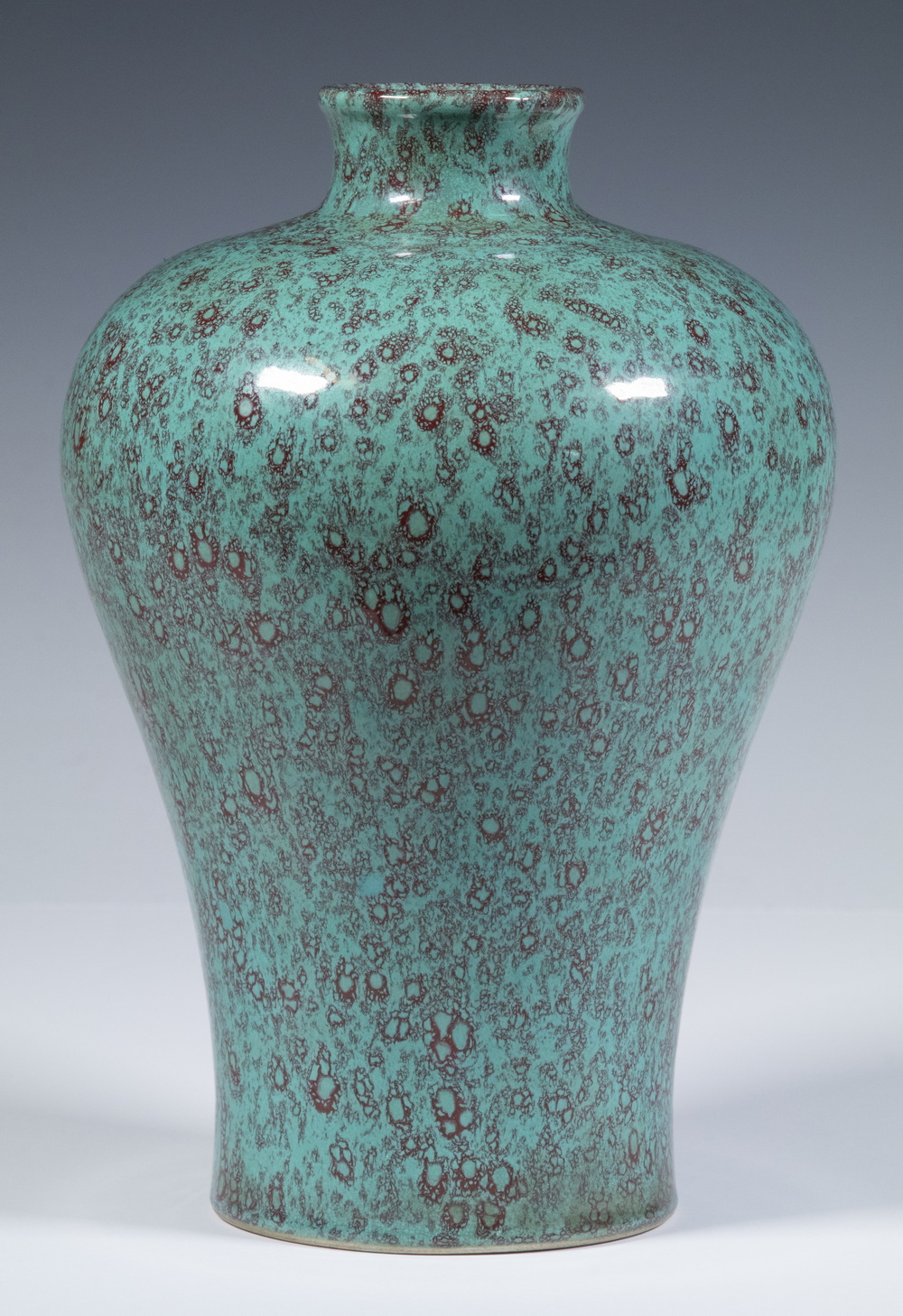 CHINESE MEIPING FORM VASE Turquoise
