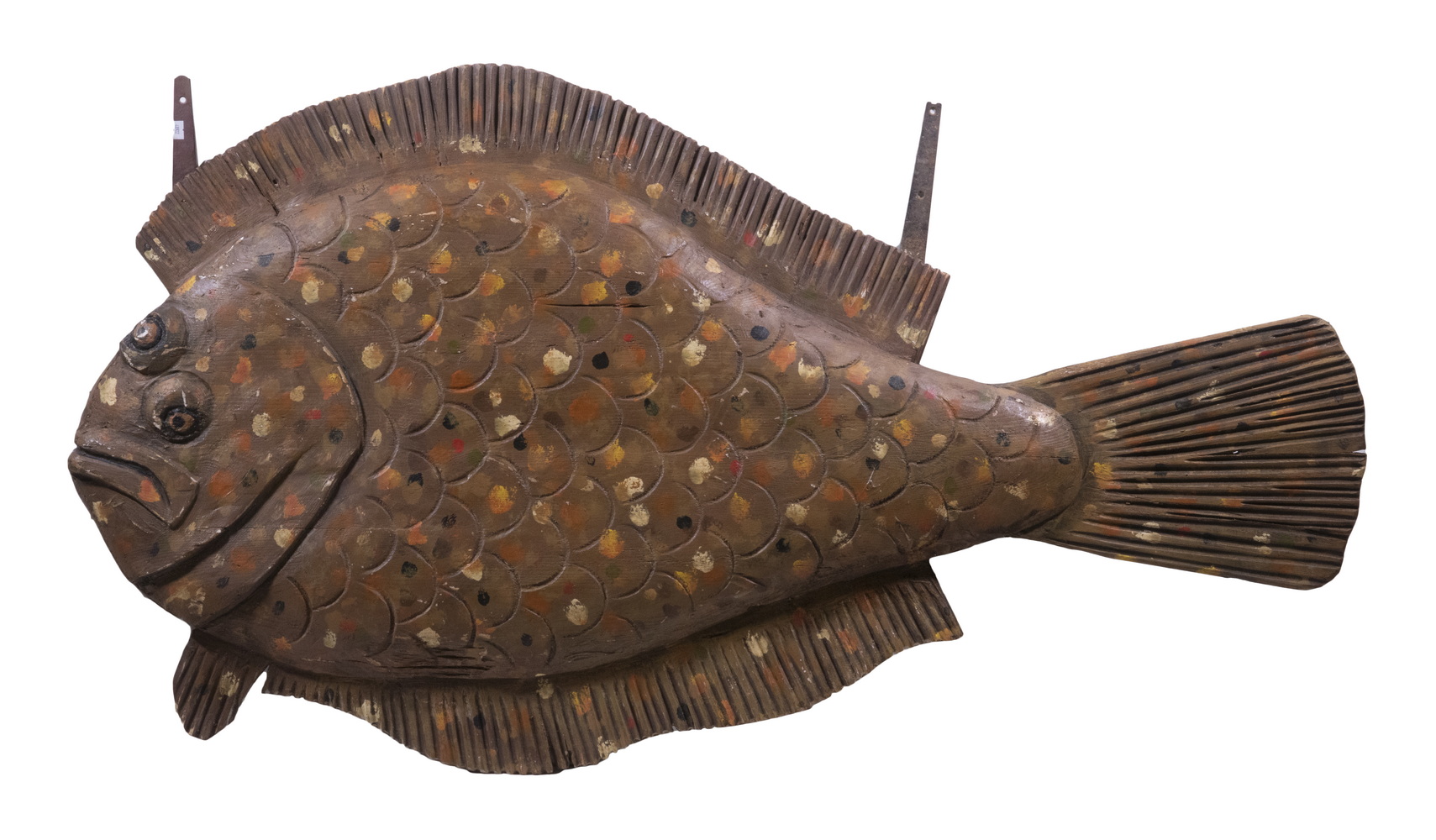 FISH MARKET TRADE SIGN One-sided wall-hanging