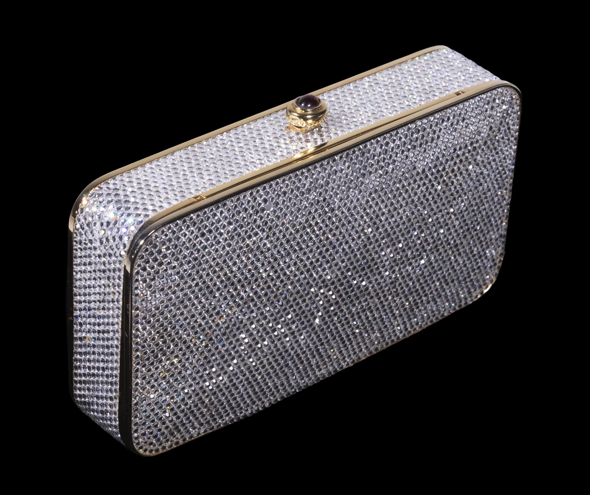 JUDITH LEIBER CRYSTAL CLUTCH PURSE