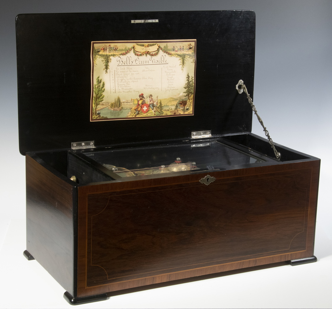 SWISS INLAID 10 AIRS MUSIC BOX 3023e6