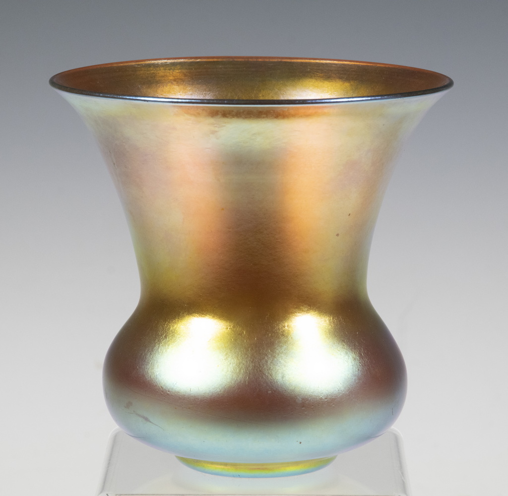 STEUBEN GOLD AURENE VASE Early 3023ef