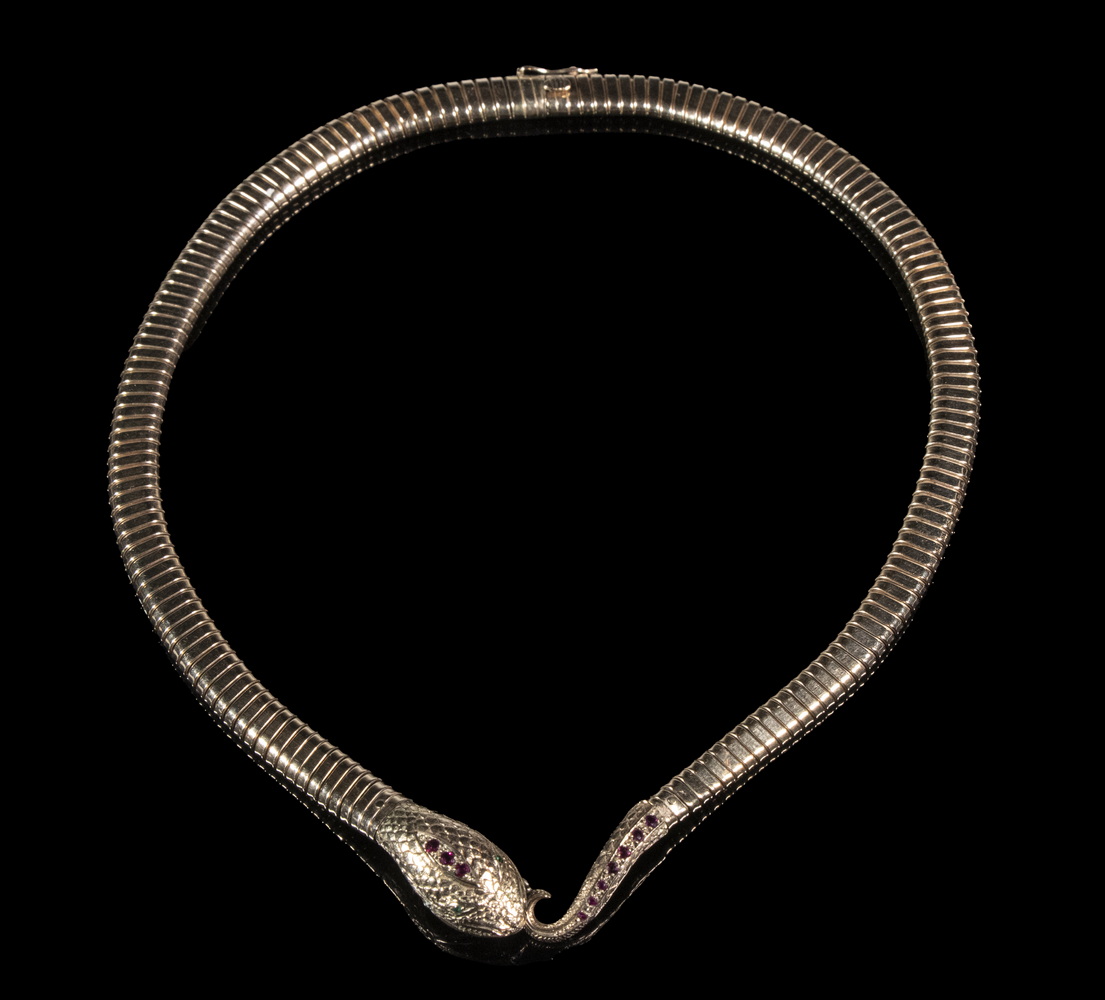 SNAKE FORM NECKLACE 9K Yellow Gold 302414