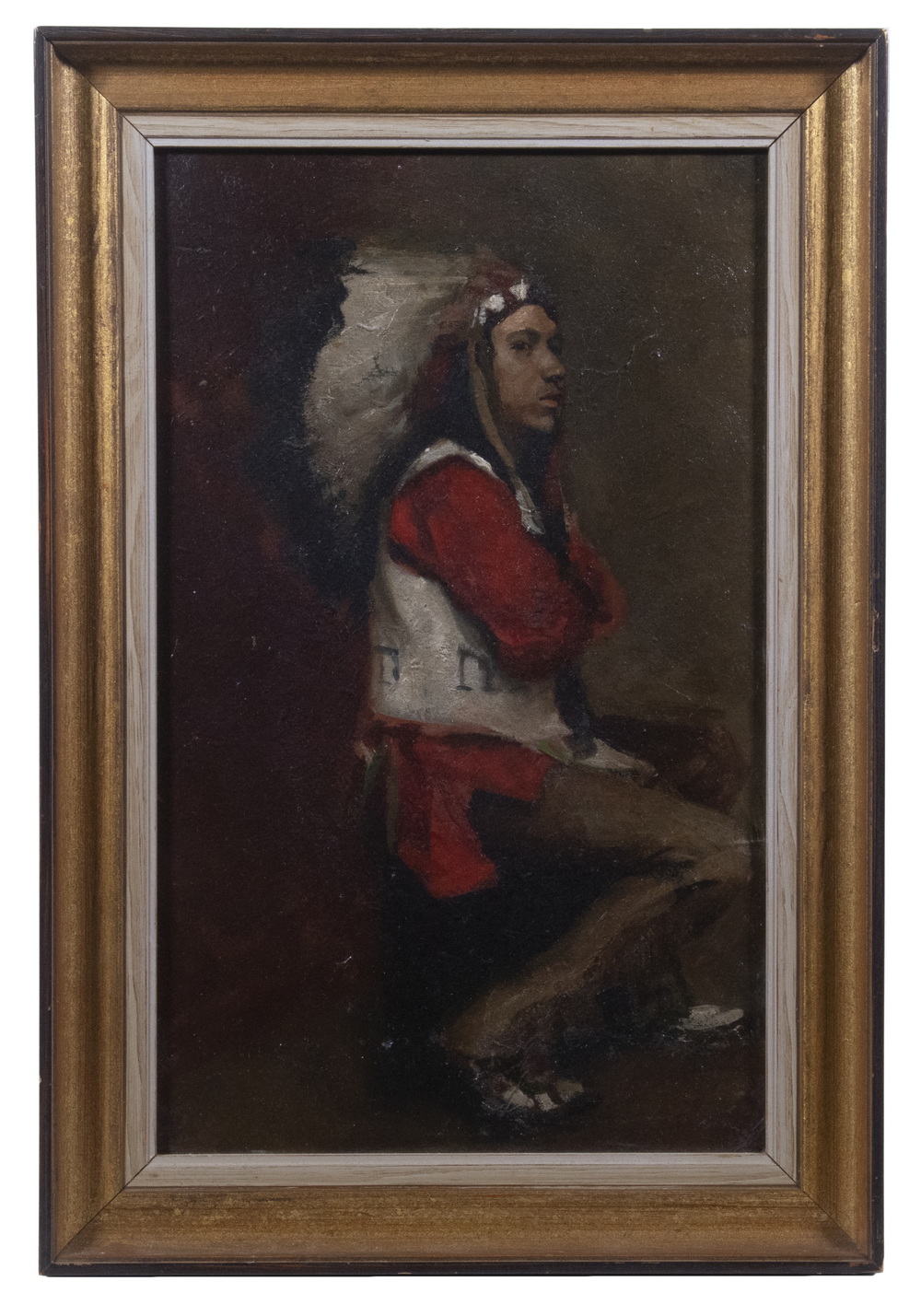 WESTERN SCHOOL PAINTING, 1930S Seated