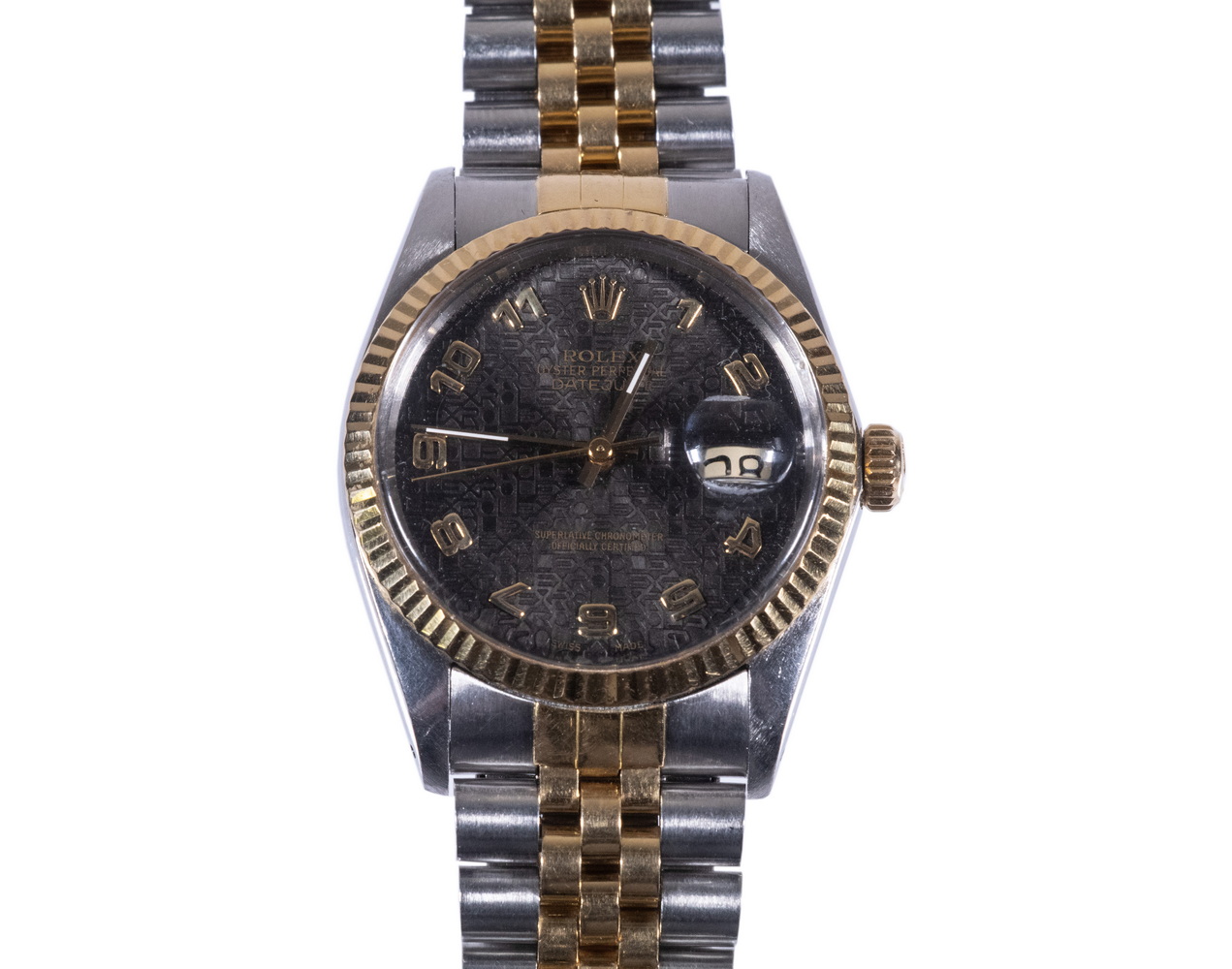 GENT S ROLEX DATEJUST WRISTWATCH 30250c