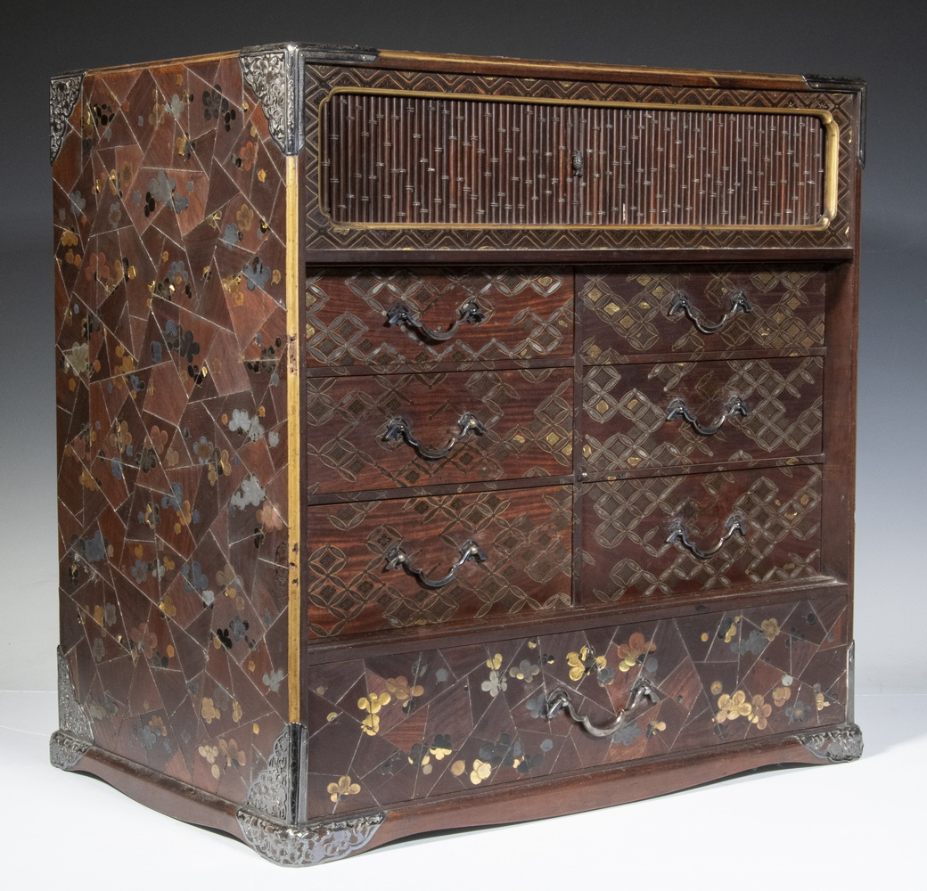 JAPANESE MEIJI PERIOD TANSU BOX 302533