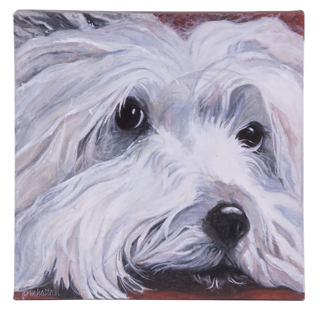 TERRIER PORTRAIT BY PATRICIA HATTAN 30255e