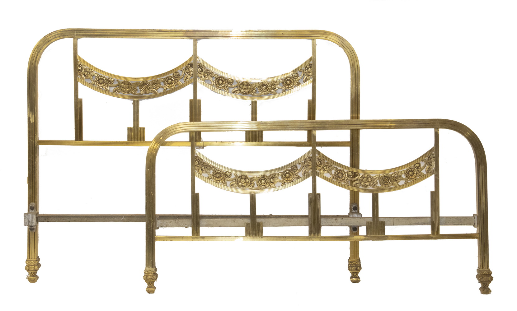 FRENCH DECO BRASS FULL SIZE BED 302572