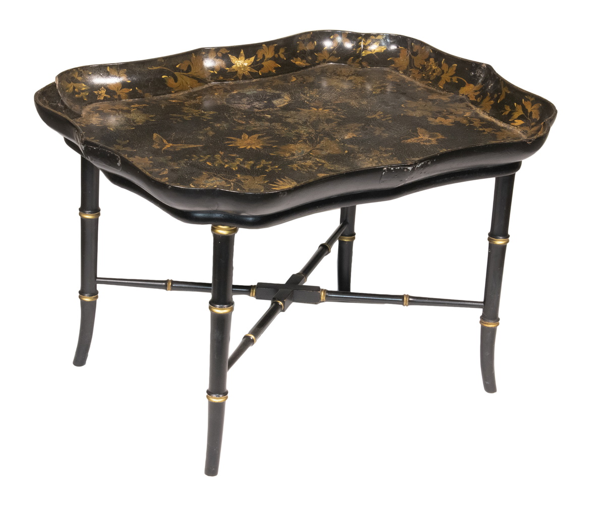 EARLY 19TH C CHINOISERIE LACQUERED 302571