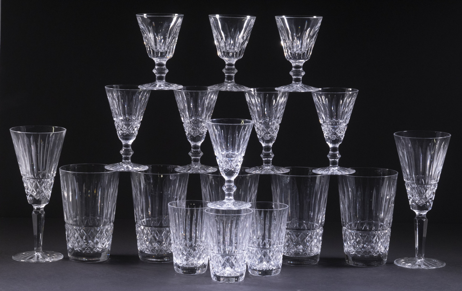 WATERFORD CUT CRYSTAL STEMS GLASSES 302584