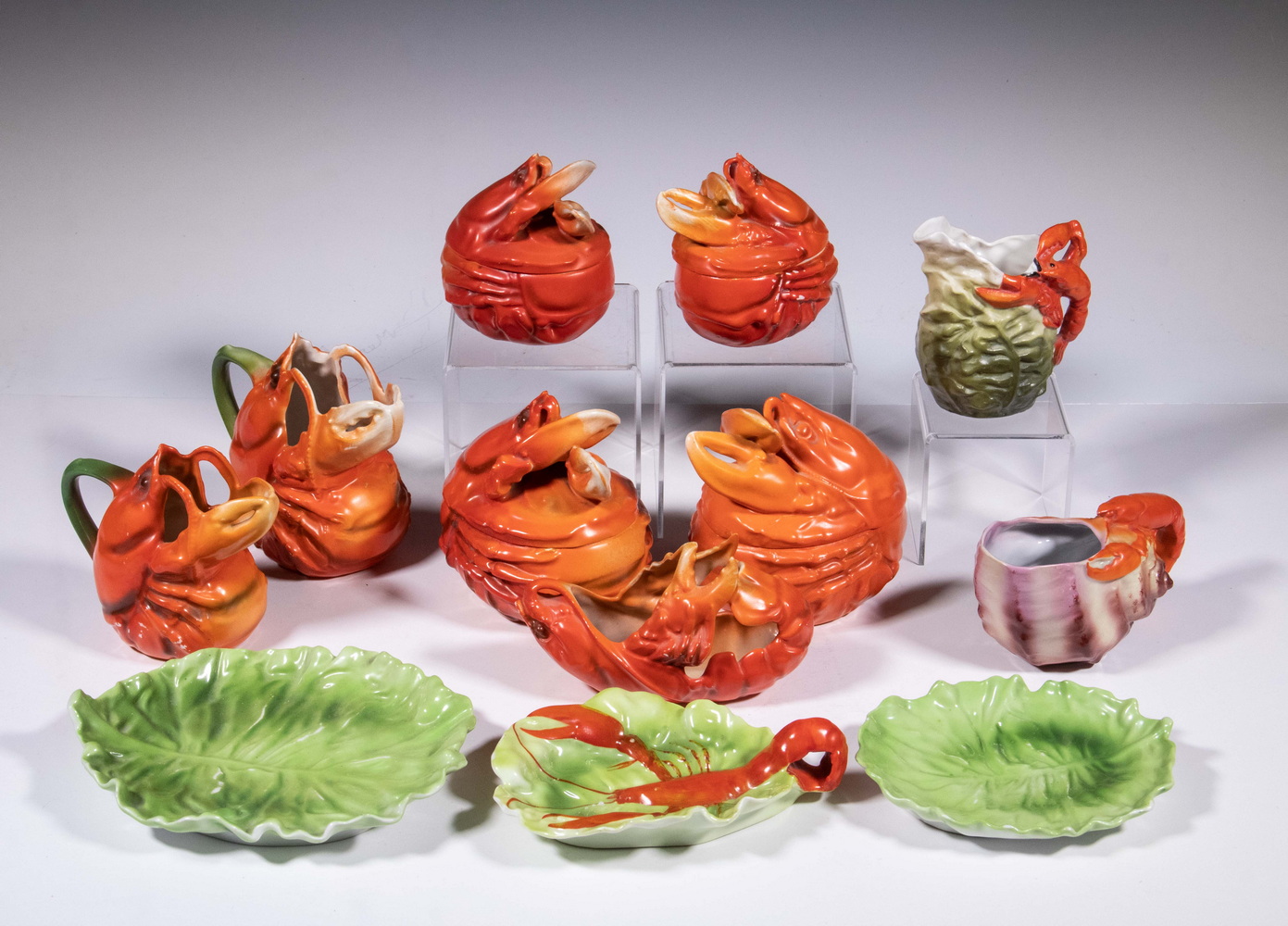 ROYAL BAYREUTH LOBSTER DISHES Lot