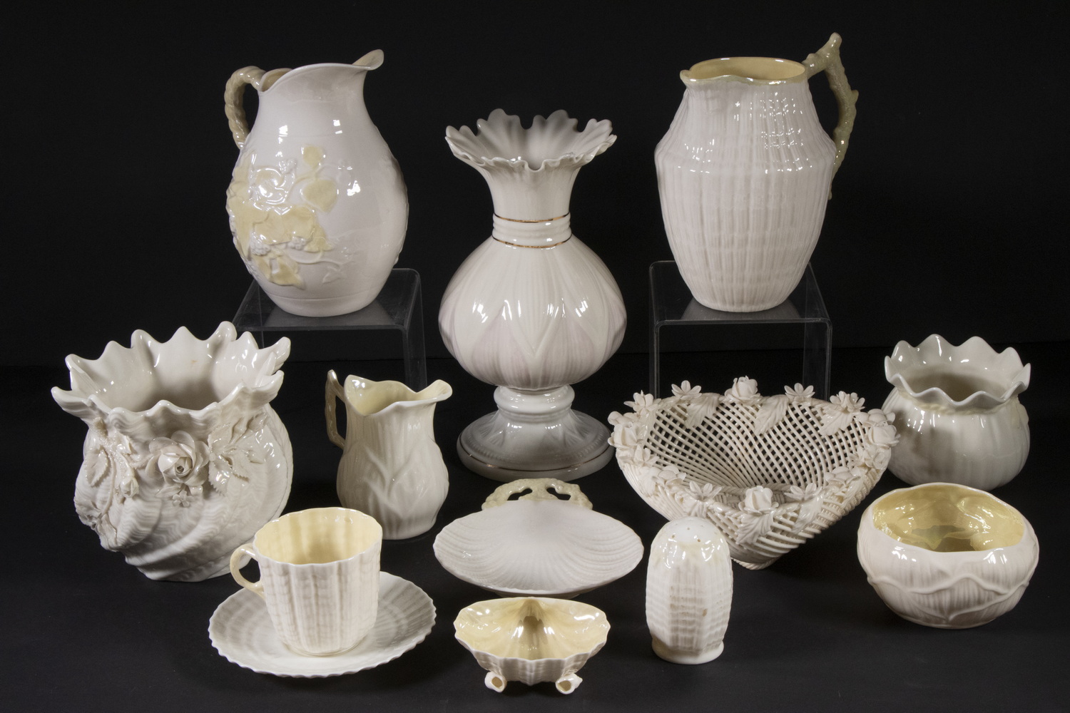 COLLECTION OF BELLEEK IRISH PARIAN 30259e