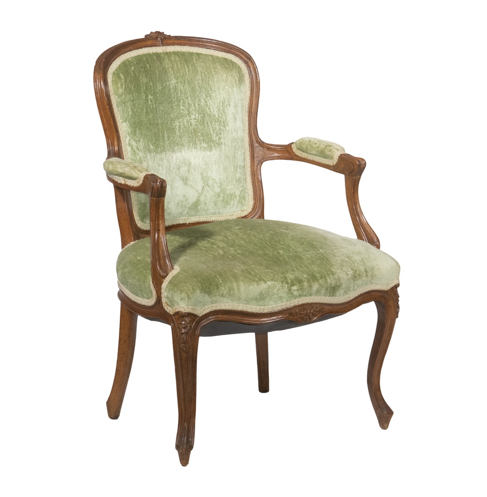 UPHOLSTERED FRENCH ARMCHAIR Louis 3025a0