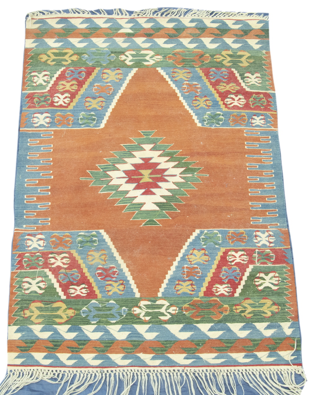 NATIVE AMERICAN RUG A polygon medallion 3025da