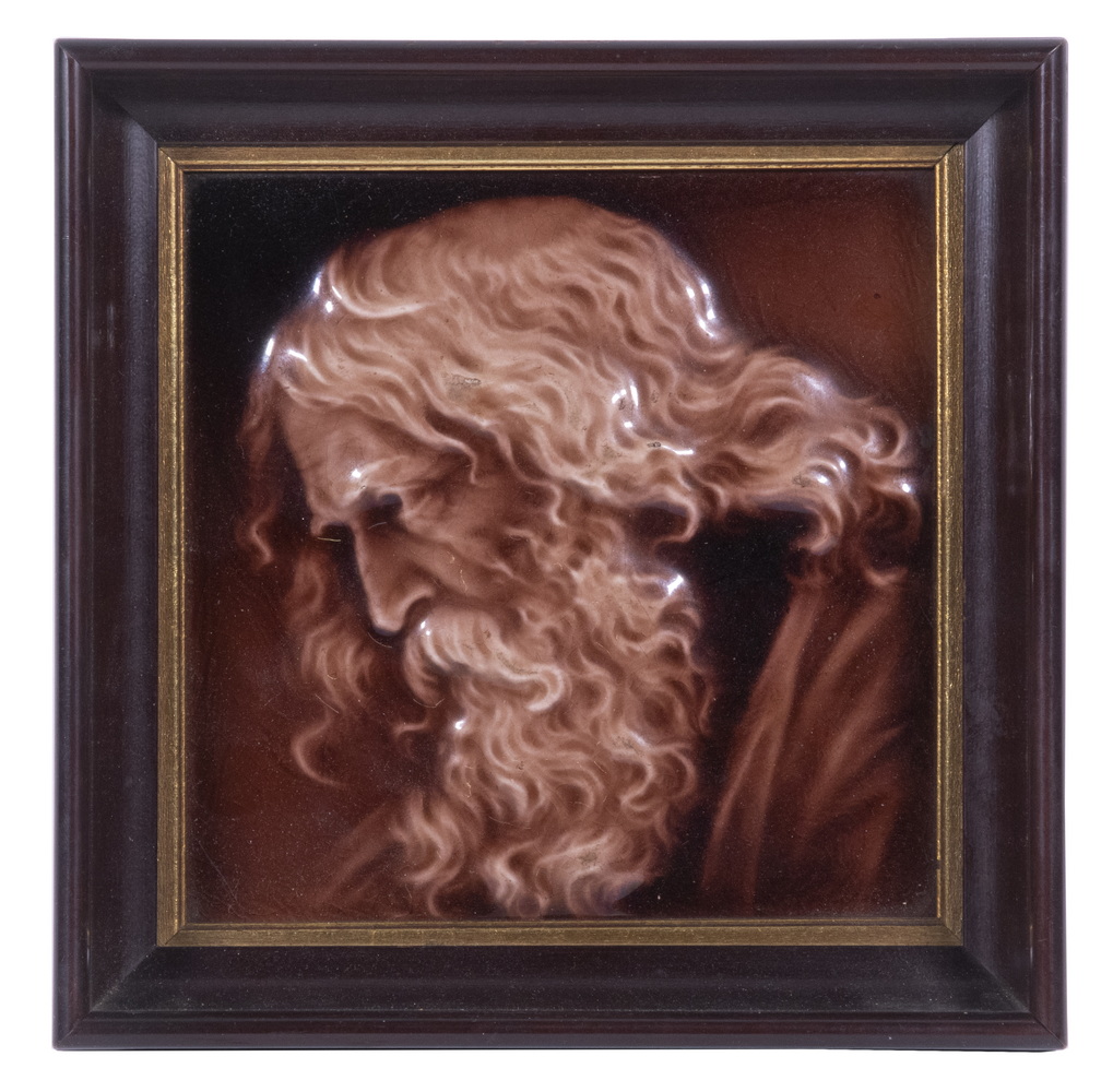 FRAMED CERAMIC PORTRAIT TILE Late 302602