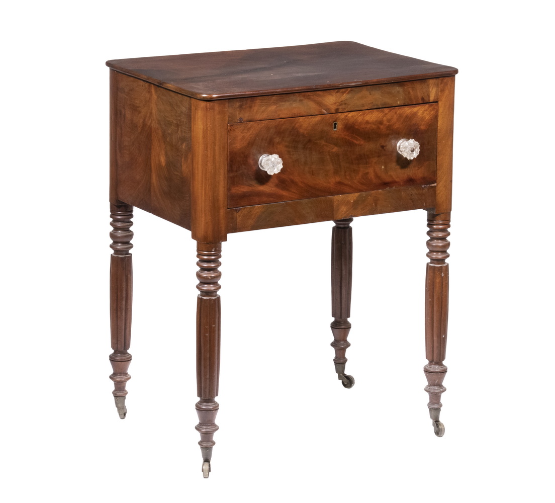 SHERATON ONE DRAWER STAND Circa 1820,