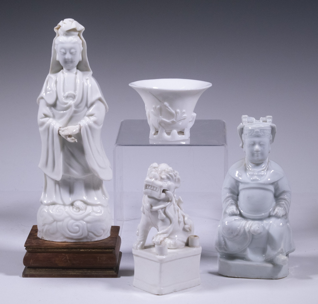 CHINESE BLANC DE CHINE PORCELAIN 30273d