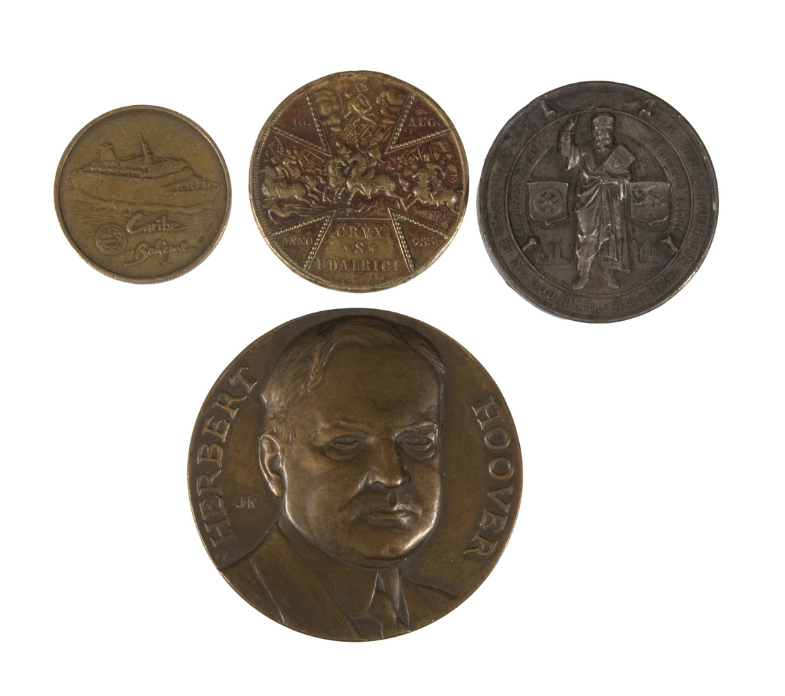 BRONZE MEDALLION COLLECTION (4) Piece