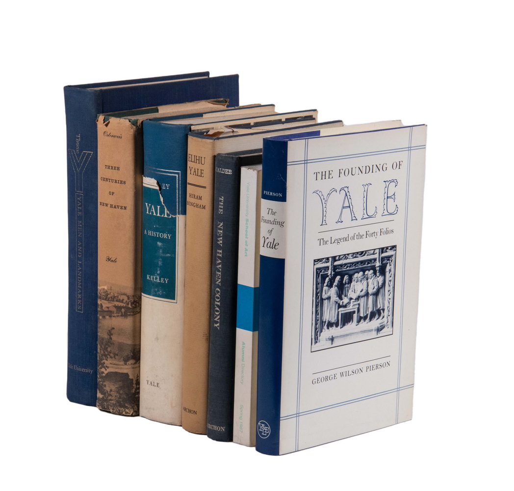 (7) BOOKS ON YALE UNIVERSITY &