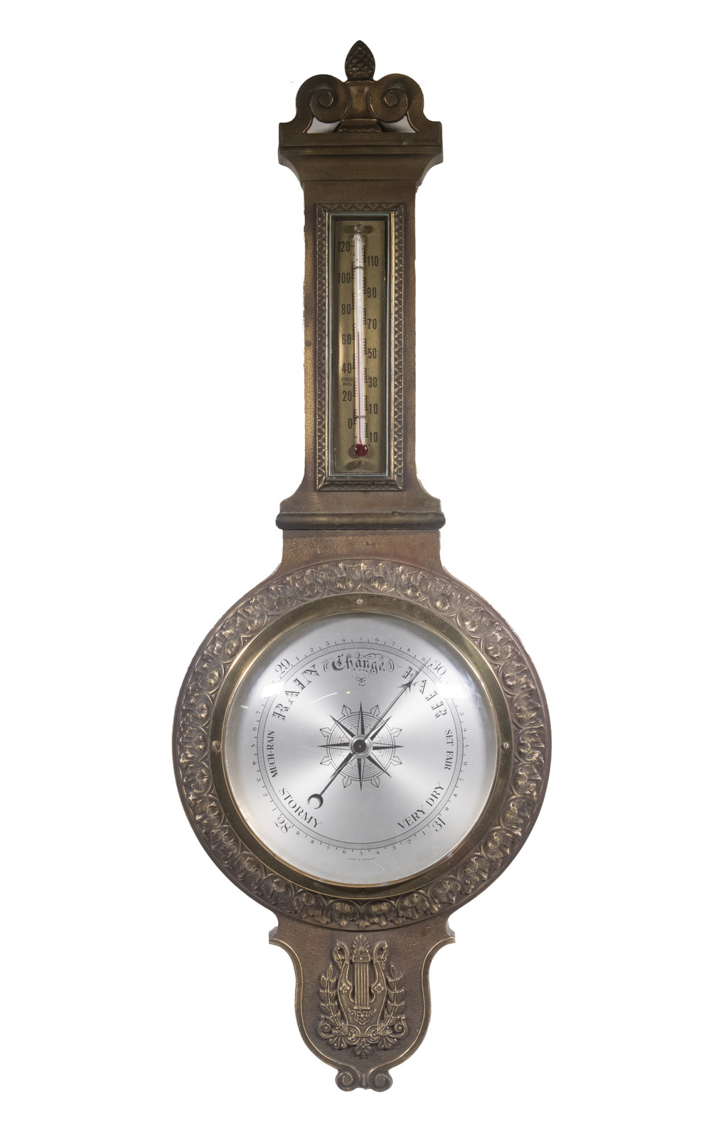 GERMAN MADE BANJO FORM BAROMETER 302762