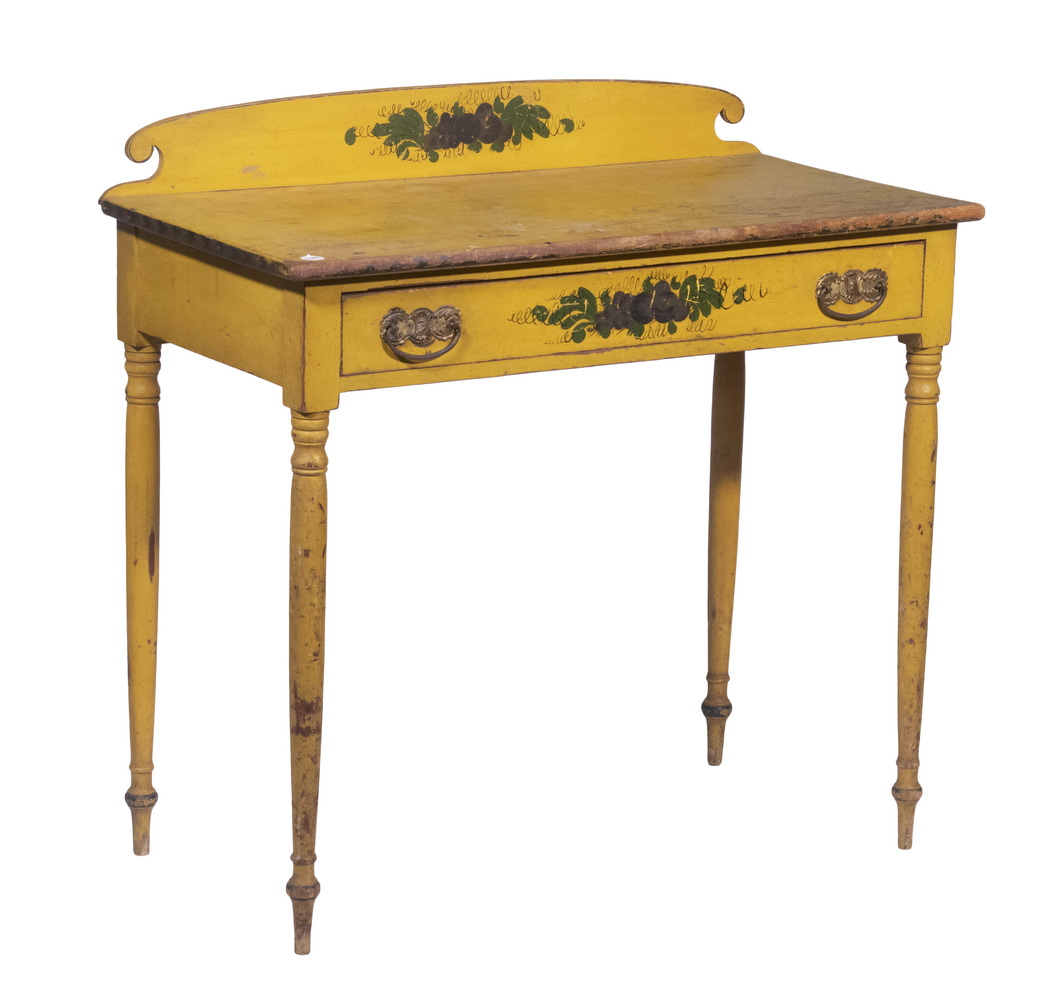 PAINTED SHERATON DRESSING TABLE