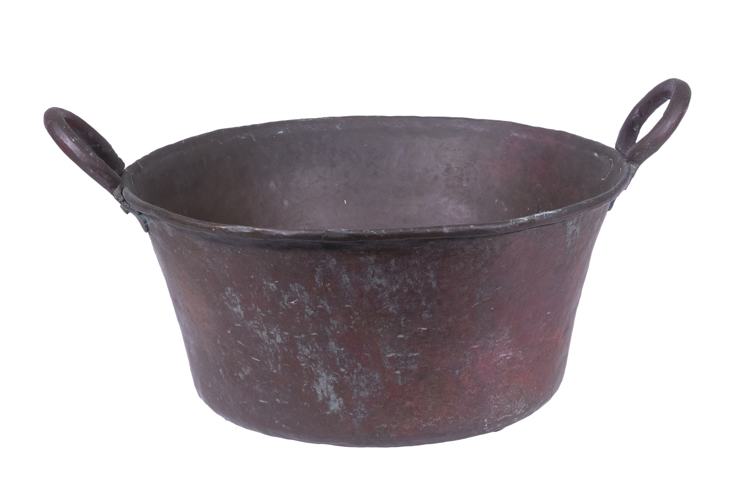 18TH C COPPER COOKING POT Early 3027e3