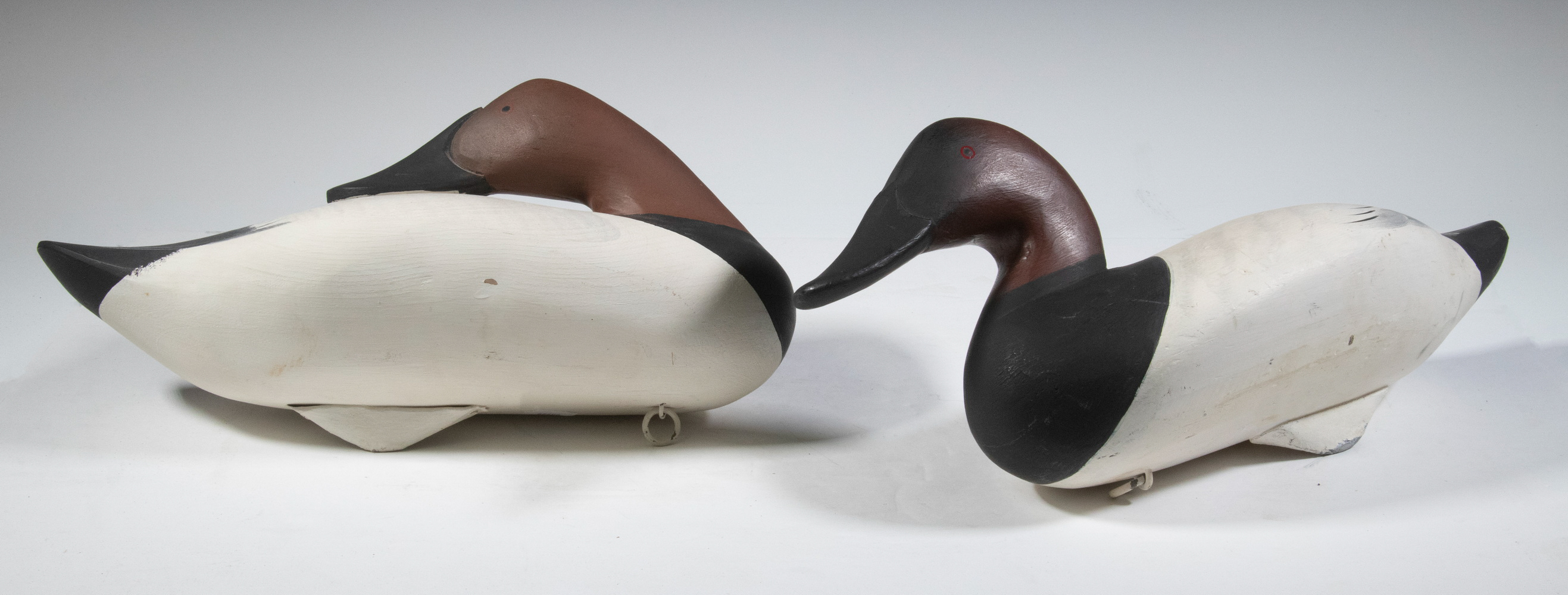 PR CANVASBACK DECOYS Pair of Carved 302816