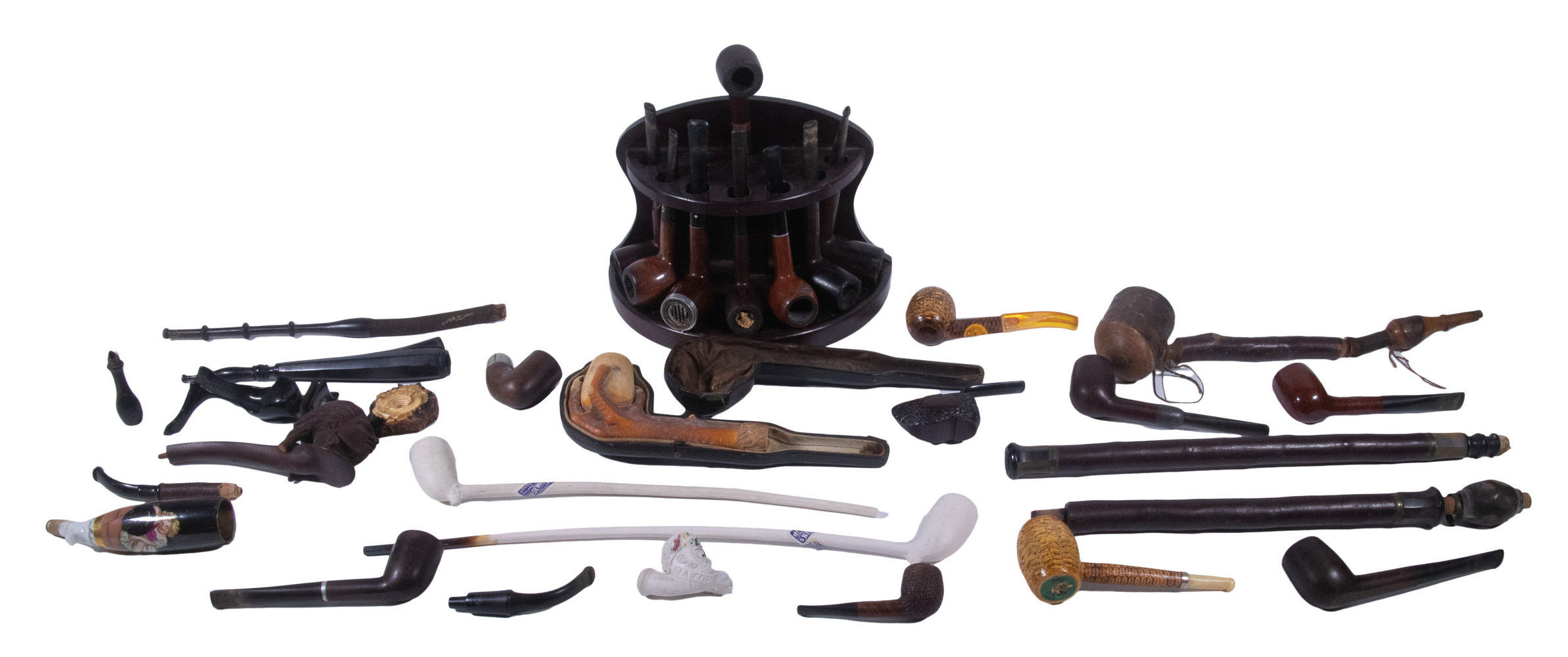 SMOKING PIPE COLLECTION Including: Meerscham