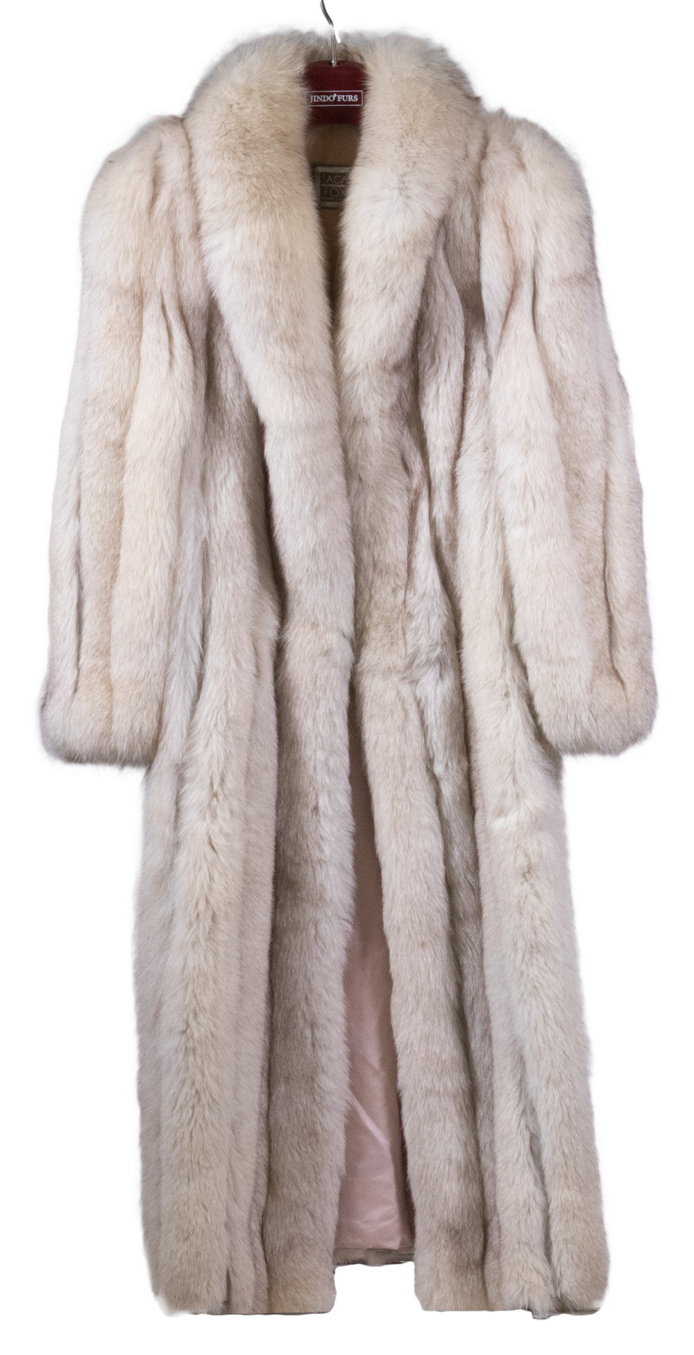FUR COAT Full Length Silver Fox Coat