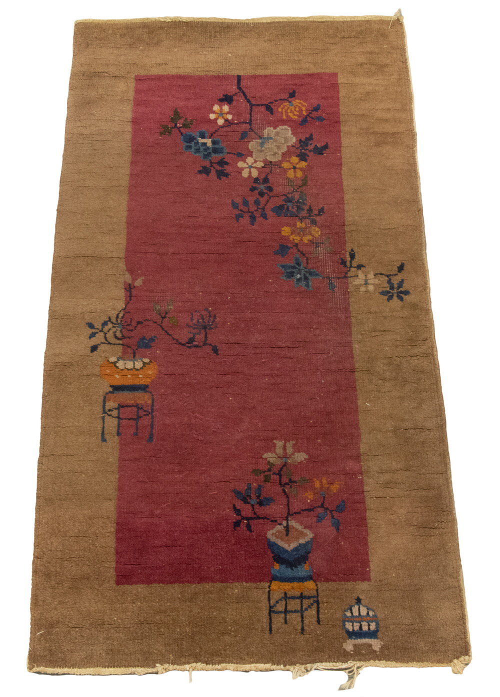 SMALL CHINESE AREA RUG 2 1 X 3 11  302878