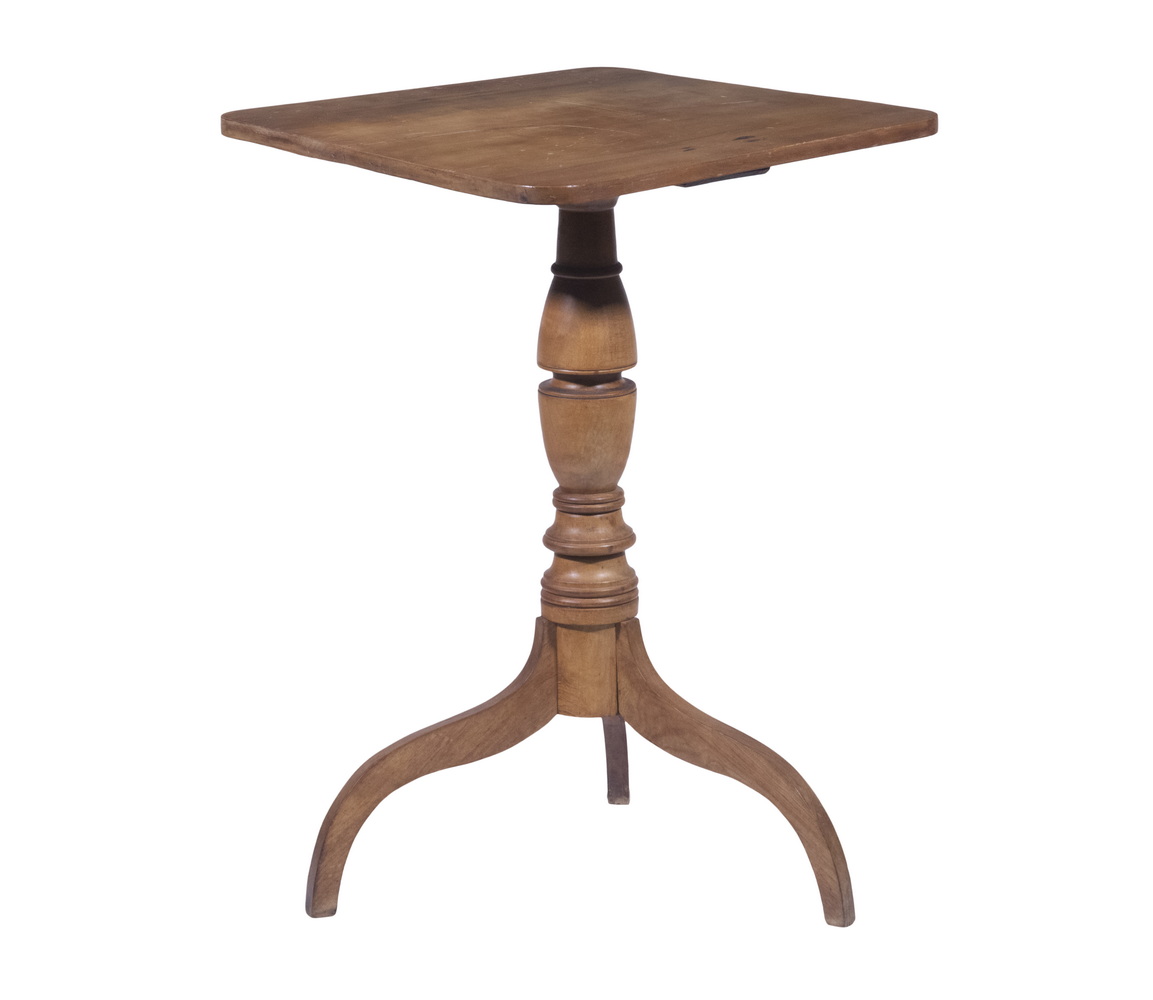 18TH C CHERRY CANDLESTAND Ca 1790 30290e