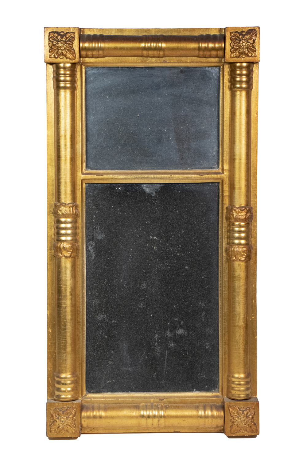 PERIOD GILT FRAMED AMERICAN EMPIRE MIRROR