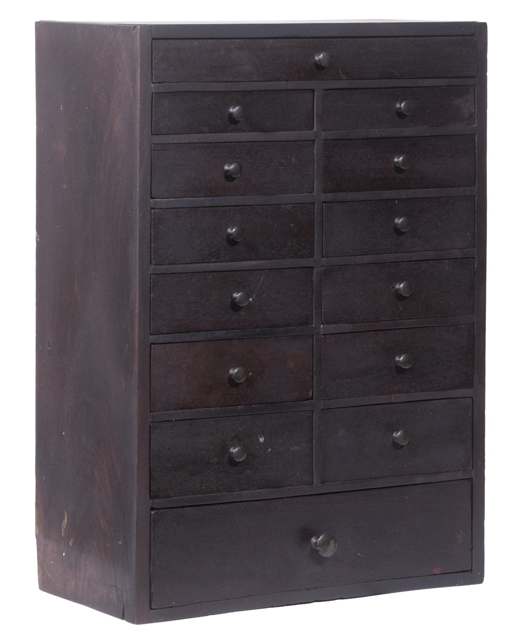 14-DRAWER COUNTERTOP CHEST 19th