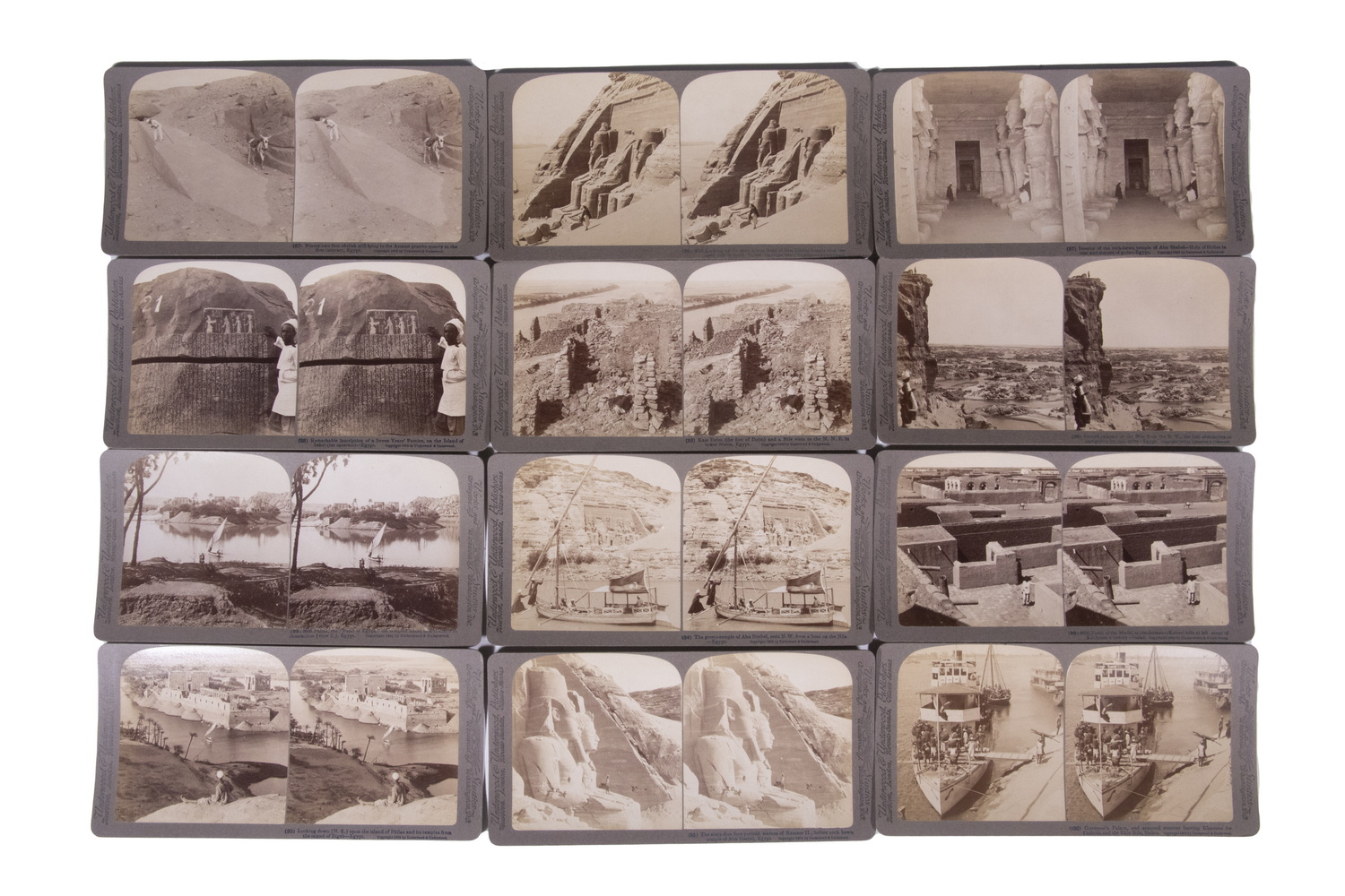  SET OF 100 CASED STEREOVIEW CARDS 30293b
