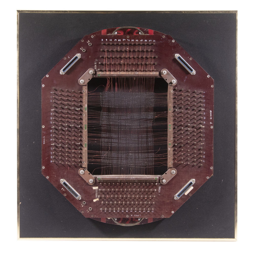 EARLY MAGNETIC CORE MEMORY LOOM 302975